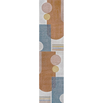 Slinger Modern Kids & Novelty Collage Machine-washable Area Rug